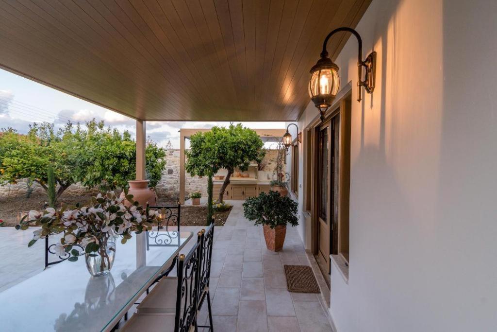 Cretan Rhapsody - Rustick Villa In Siva Сивас Экстерьер фото